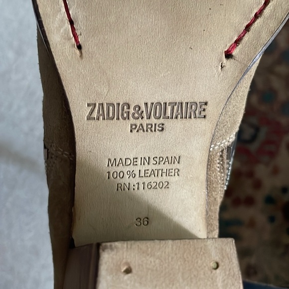 Zadig & Voltaire Molly Suede Ankle Boots - Picture 3 of 9